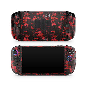 Hex Camo Red - Legion Go Series - Techbeast Skins