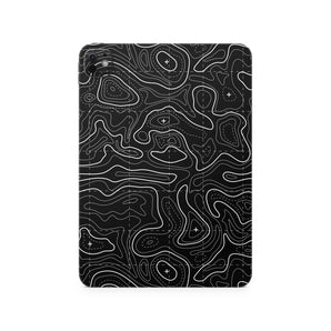 Topography Black - Tablet - Techbeast Skins