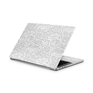 Topography White - Laptop - Techbeast Skins