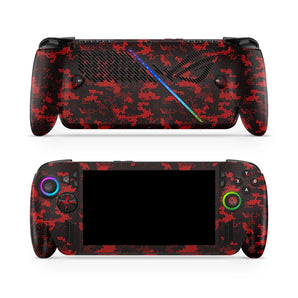 Hex Camo Red - Xbox Ally Series - Techbeast Skins