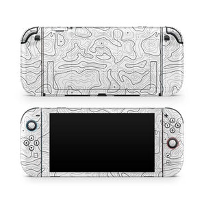 Topography White - Switch Series - Techbeast Skins